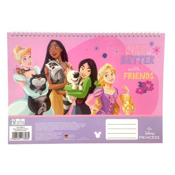 Disney Prinsessor Skissblock A4 – 30 blad