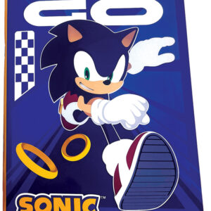 Sonic the Hedgehog B/5 linjerad anteckningsbok, 40 sidor