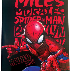Spindelmannen Miles Morales B/5 linjerad anteckningsbok 40 blad