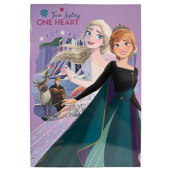 Disney Frozen One Heart B5 Linjerad Anteckningsbok 40 Ark