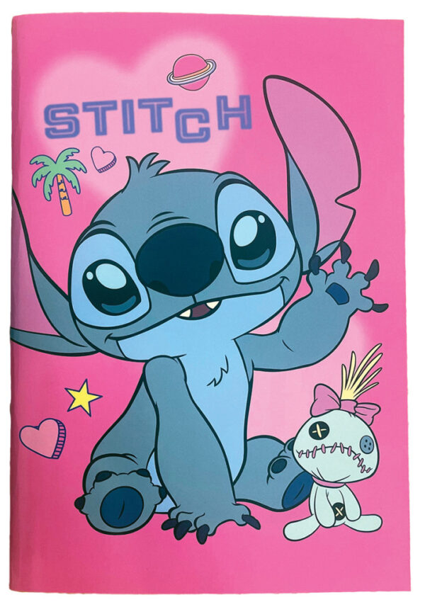 Disney Lilo and Stitch Palm B5 Linjerad Anteckningsbok 40 Sidor