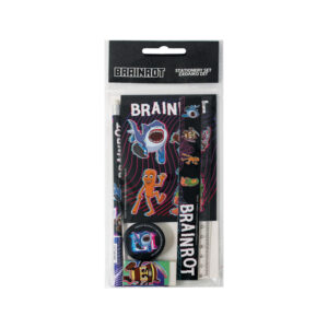 Brainrot Vibes 5-delat skrivset 25x10 cm