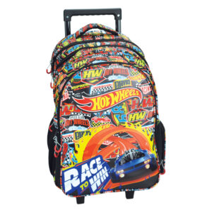 Hot Wheels rullande skolväska, 46 cm