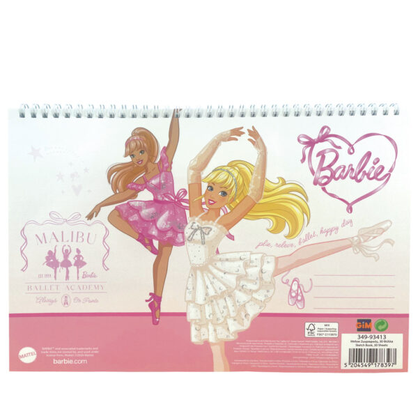 Barbie Ballerina A4 spiralblock, 30 blad