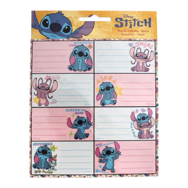 Disney Lilo and Stitch universum anteckningsboksetiketter, 16 st