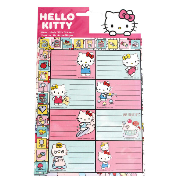 Hello Kitty klistermärken för anteckningsbok, 16-pack