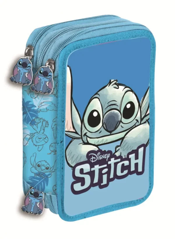Disney Lilo och Stitch fyllt pennfodral med 3 fack 20 × 13,5 × 6,5 cm - Bild 2