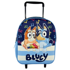 Bluey Dreams rullande förskoleryggsäck 3D, 32 cm