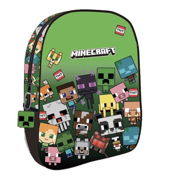 Minecraft karaktärer ryggsäck, väska 30 cm