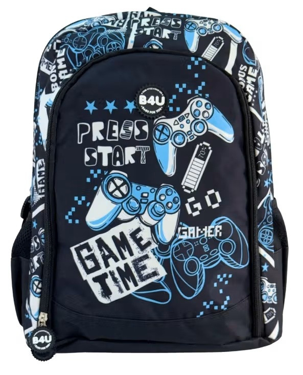 Gamer Press Start skolväska, 43 cm