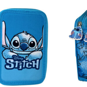 Disney Lilo and Stitch Fylld 3-vånings Pennfodral Giotto 20x13,5x6,5 cm