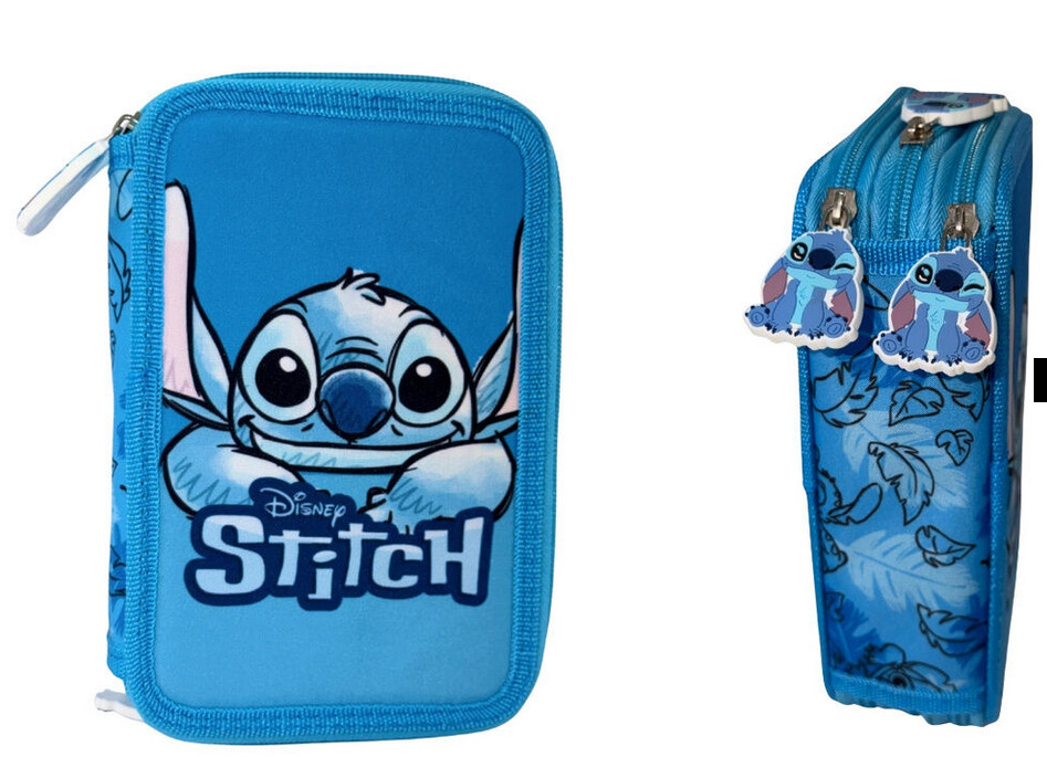 Disney Lilo and Stitch Fylld 3-vånings Pennfodral Giotto 20x13,5x6,5 cm