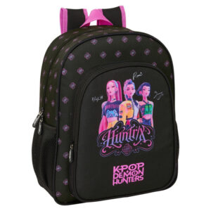 K-pop Demon Hunters Negra skolryggsäck, 38 cm