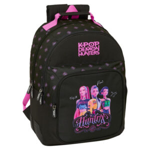 K-pop Demon Hunters Negra skolväska, 42 cm