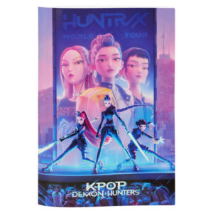 K-pop Demon Hunters Hunterx A4 rutad anteckningsbok