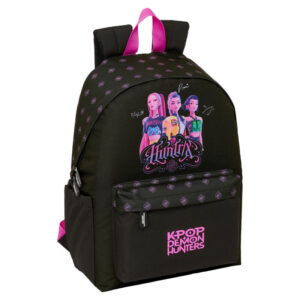 K-pop Demon Hunters Negra skolryggsäck med laptopfack 43 cm