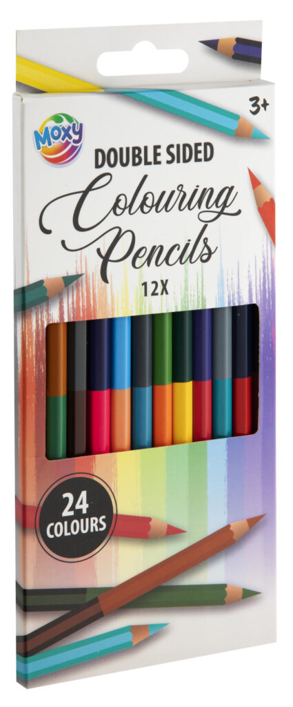 Colour Moxy 12-pack dubbeländade färgpennor
