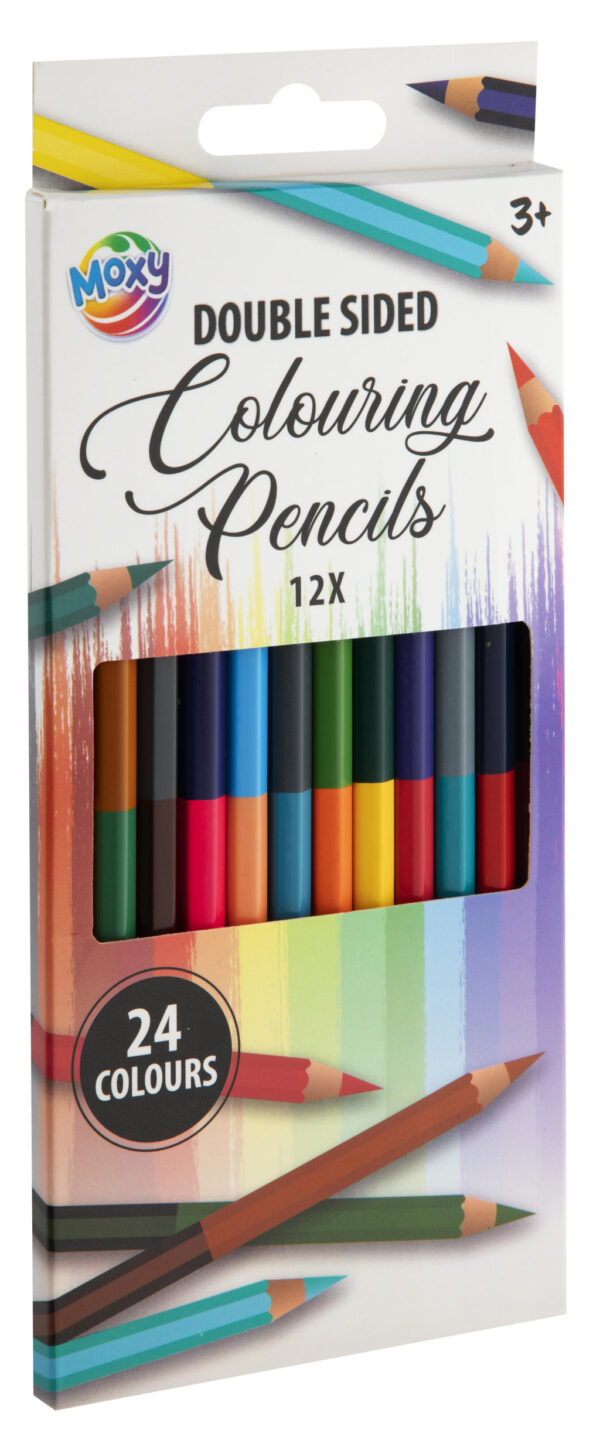 Colour Moxy 12-pack dubbeländade färgpennor