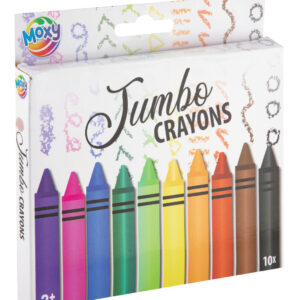 Colour Moxy Jumbo Kritor, Set om 10