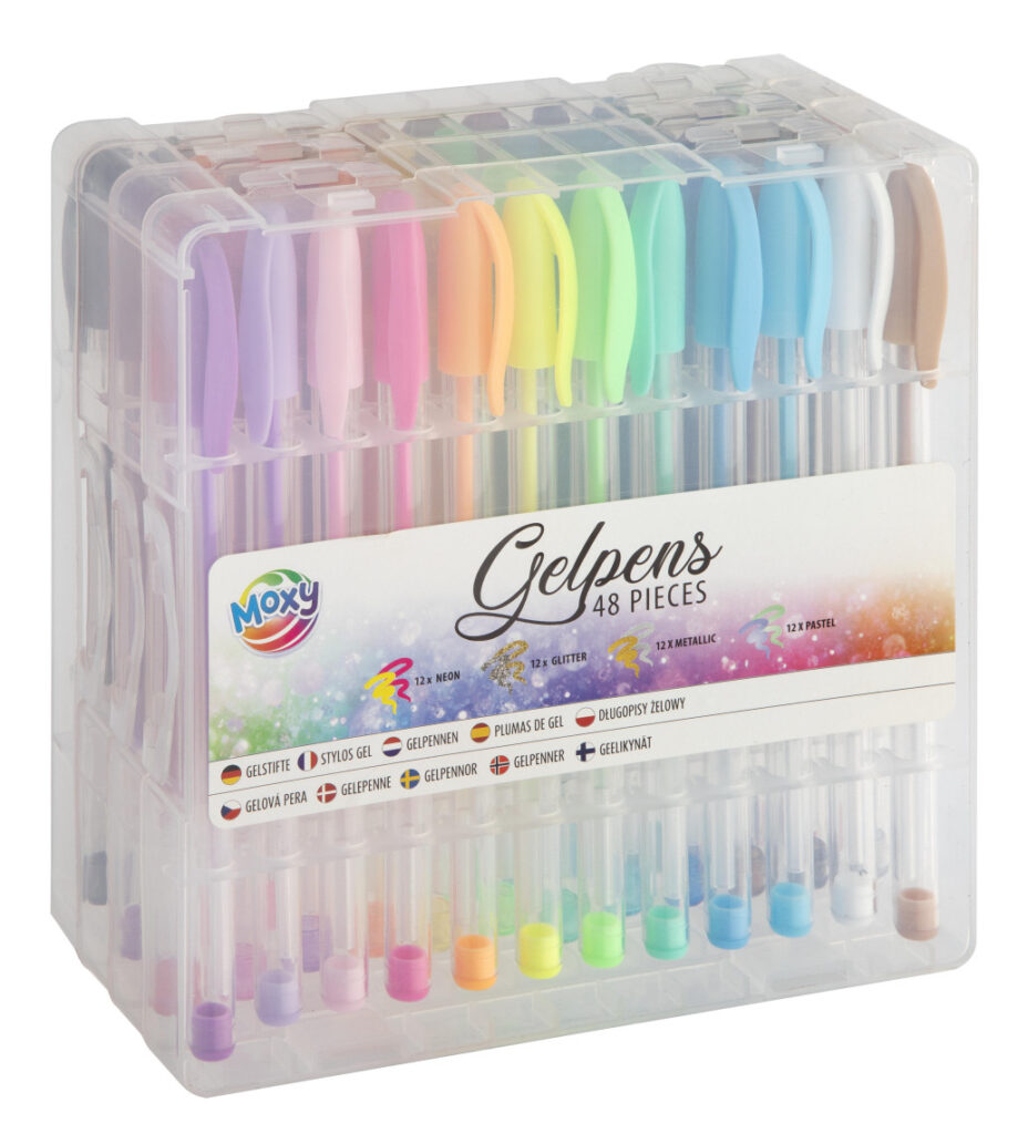 Colour Moxy 48-delars gelpennset i ask