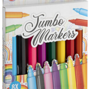 Colour Moxy jumbo tuschpennor set 8 delar