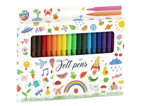 Colour Moxy tuschpennset 20 delar