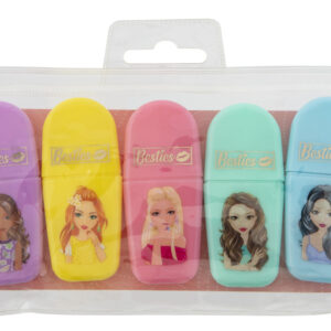 Colour Besties Mini Highlighter-set med 5 delar i fodral