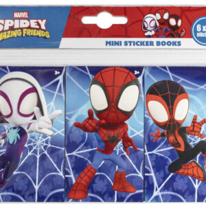 Spindelmannen Spidey Friends mini klistermärkesset 6 delar