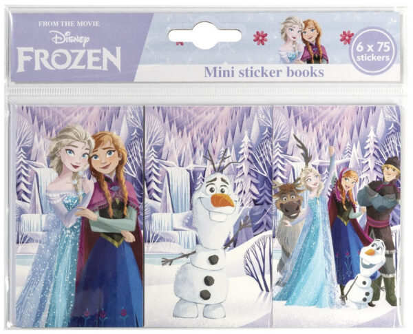 Disney Frozen mini klistermärkesset 6 st