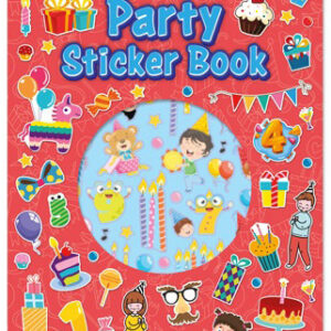 Colour Fun Rött Party Klistermärkesalbum 8 ark