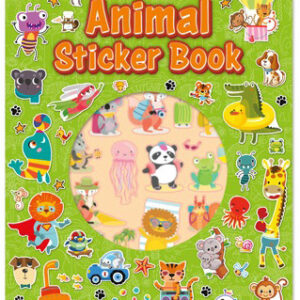 Animals klistermärkesalbum 8 ark 15x21 cm