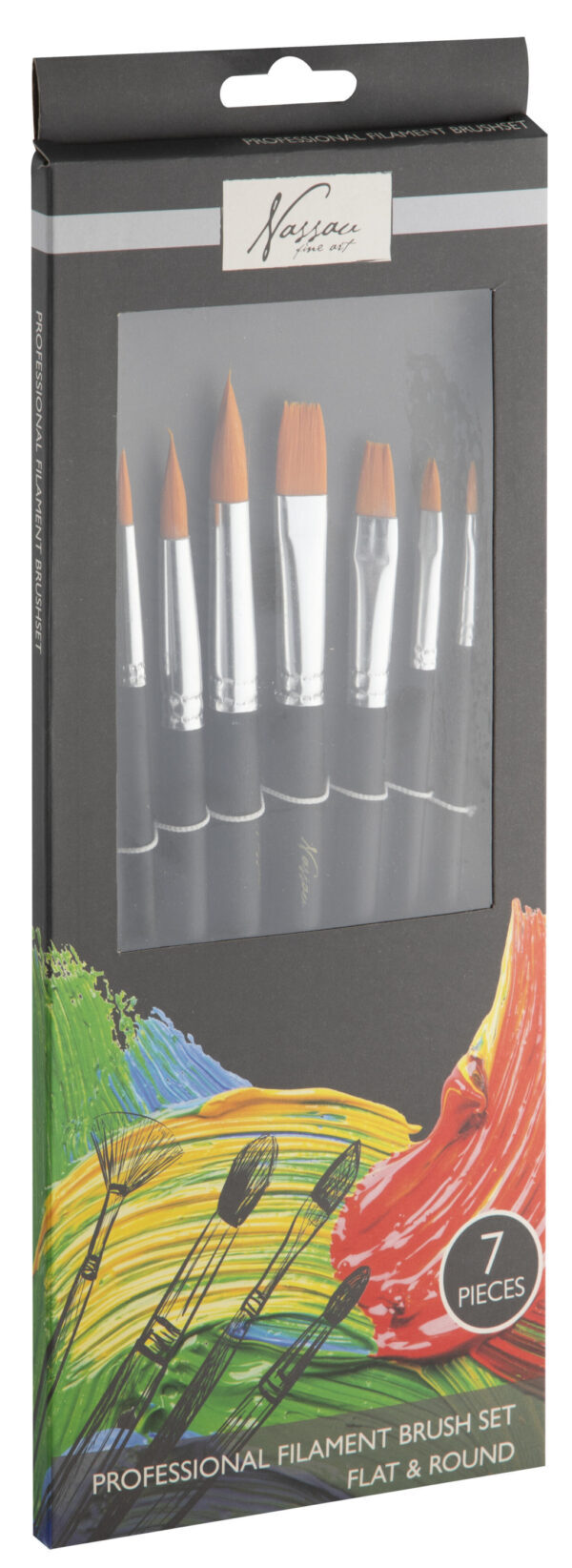 Colour Nassau Professionellt Penselset 7 delar