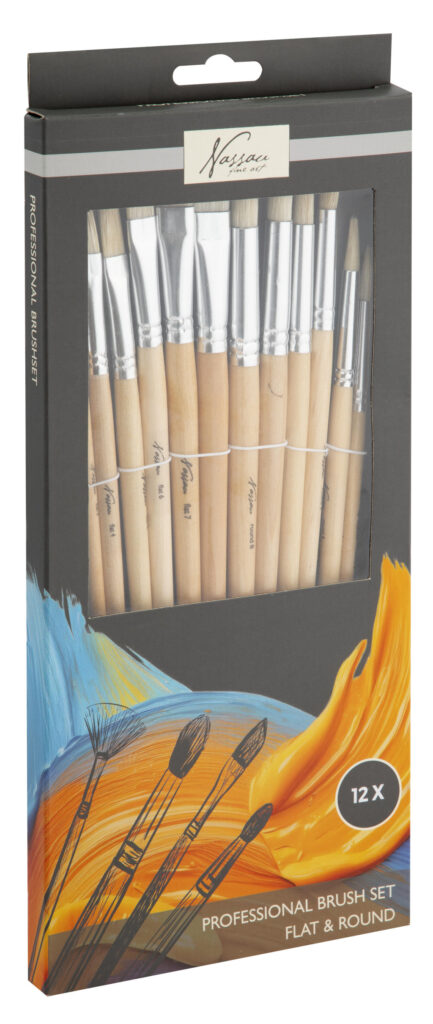 Colour Nassau Professionell Penselset 12 delar