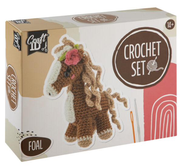 Hästar Kreativt virkningsset