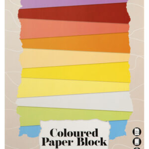 Colour Craft ritblock 24x34 cm 12 färger