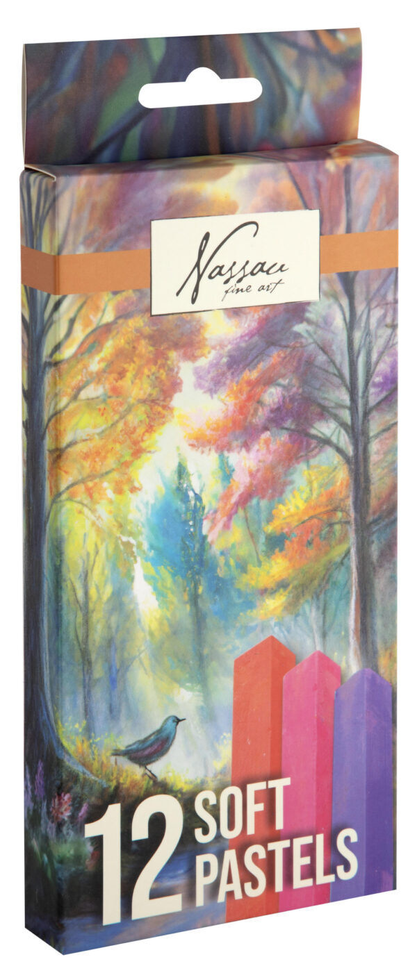Colour Nassau set med 12 pastellkritor