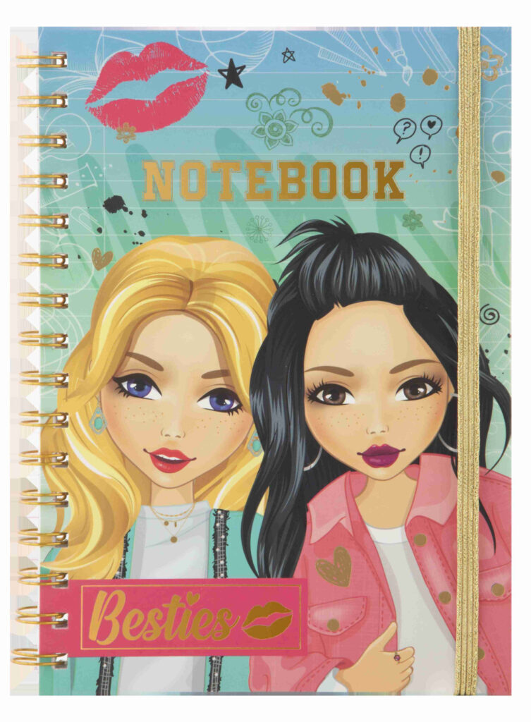 Colour Besties Duo Girly spiralblock, A5
