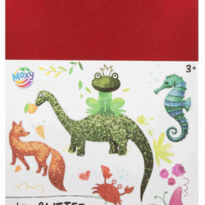 Colour Moxy glitter kreativt pappersset 8 ark