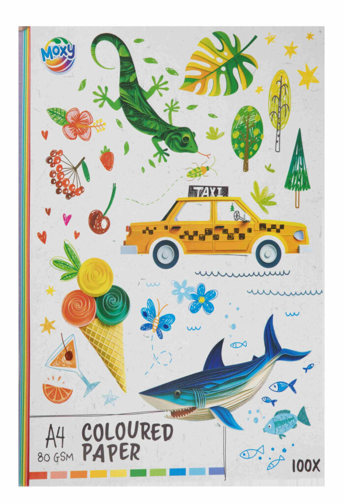 Colour Moxy kreativt pappersset 100 ark