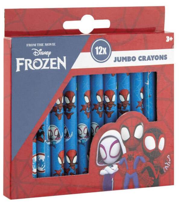 Spindelmannen Spidey Friends vaxkritor 12-pack