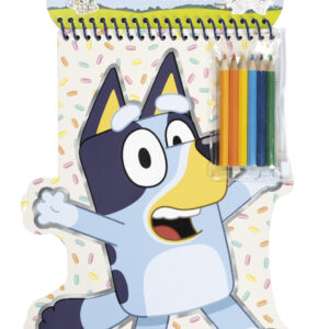 Bluey Målarset med klistermärken och färgpennor