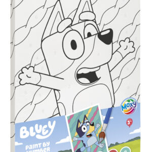 Bluey målarset med siffror 30x20 cm