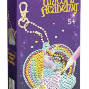 Unicorn Academy Friends diamantmålning nyckelring set