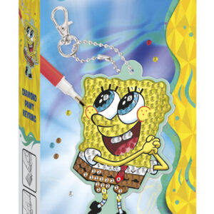 SpongeBob Nyckelring med diamantmålning, 21x8 cm