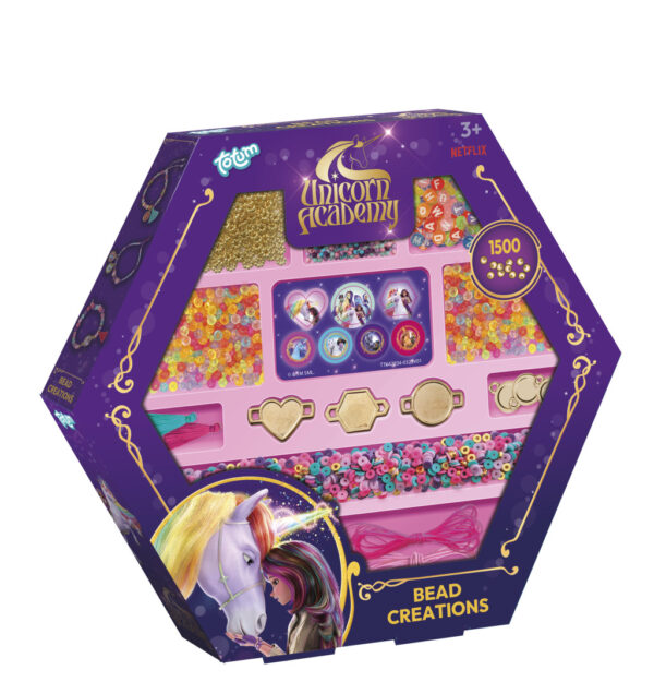 Unicorn Academy Friends pärlset 24x21 cm
