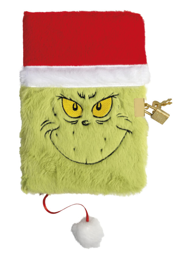 The Grinch Smile mjuk A5 dagbok för skåp