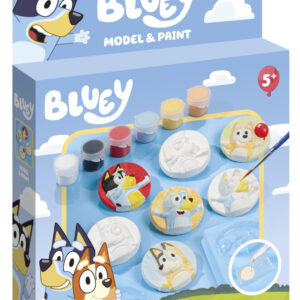 Bluey gjutningsset i gips 18x24 cm