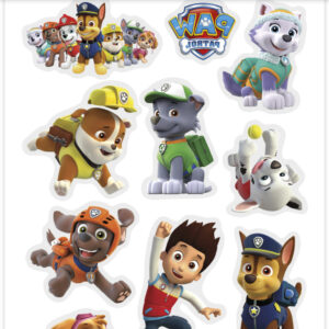 Paw Patrol räddnings-tatuering 12 delar