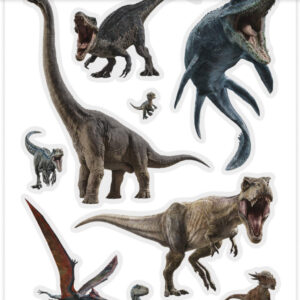 Jurassic World set med 12 tatueringar