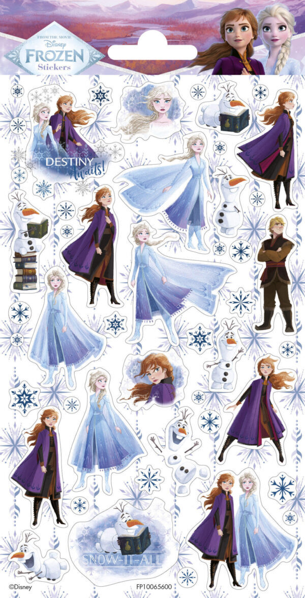 Disney Frozen Destiny glitterdekal